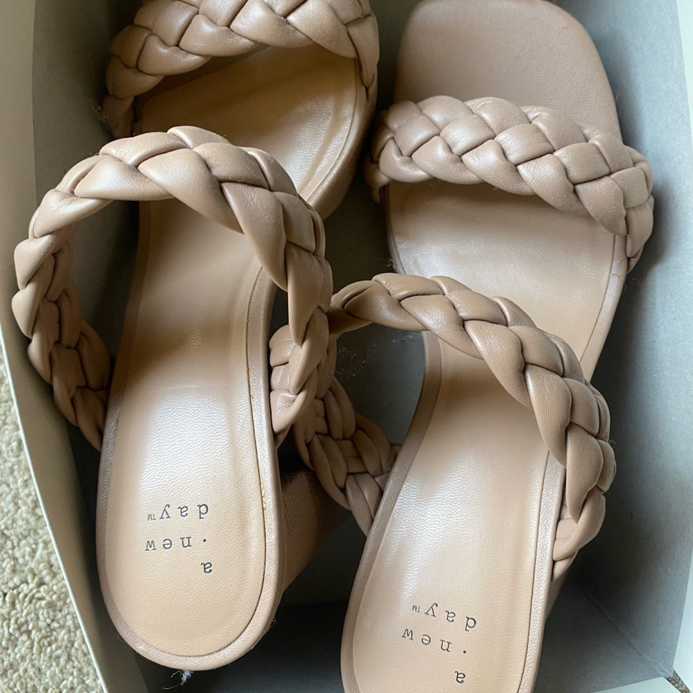 Women's Tan Braided Sandals